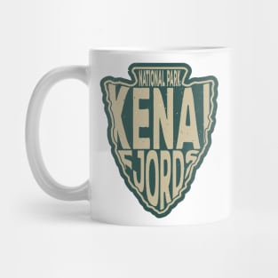 Kenai Fjords National Park name arrowhead Mug